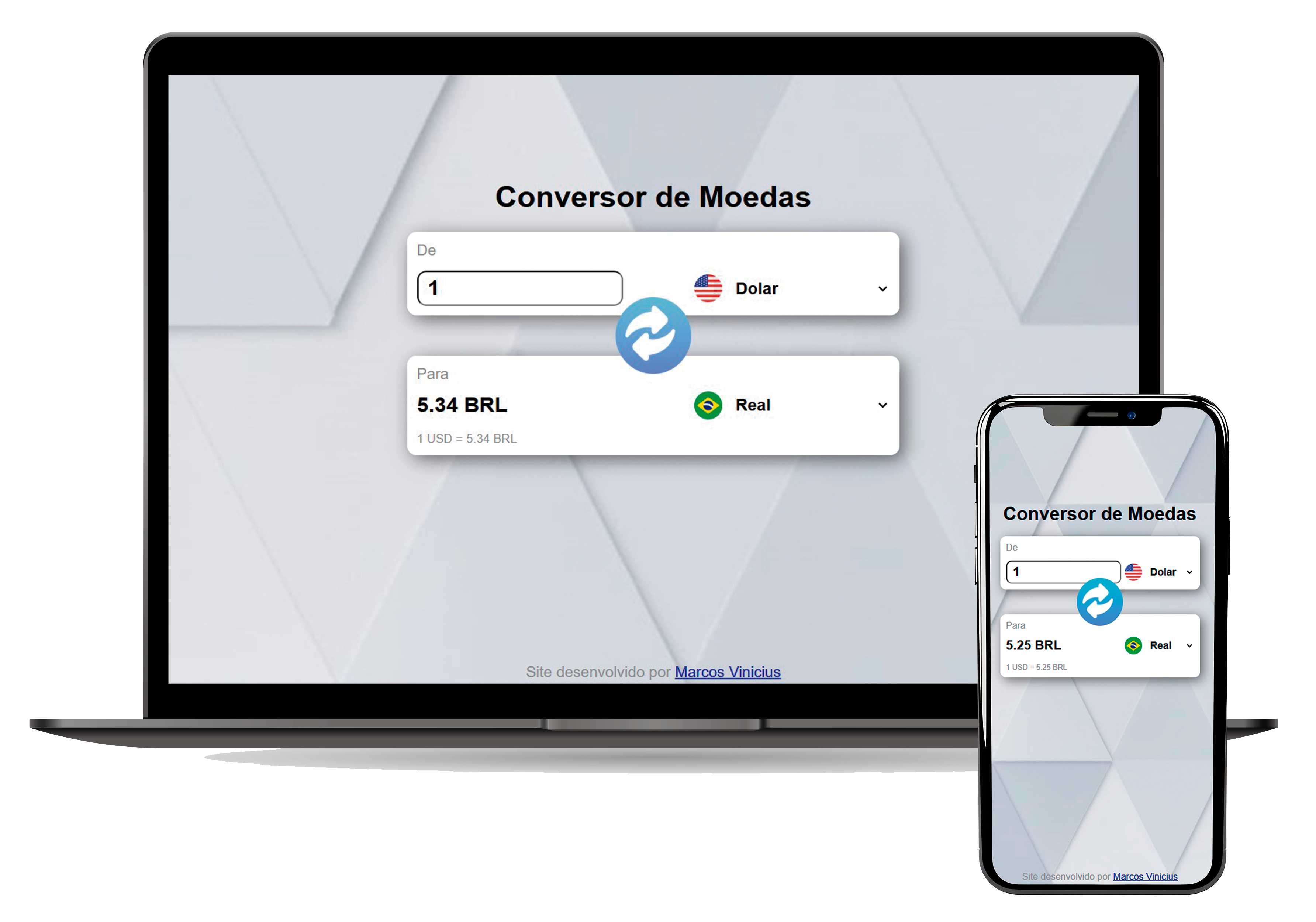 Imagem detalhada do projeto: Conversor de moedas