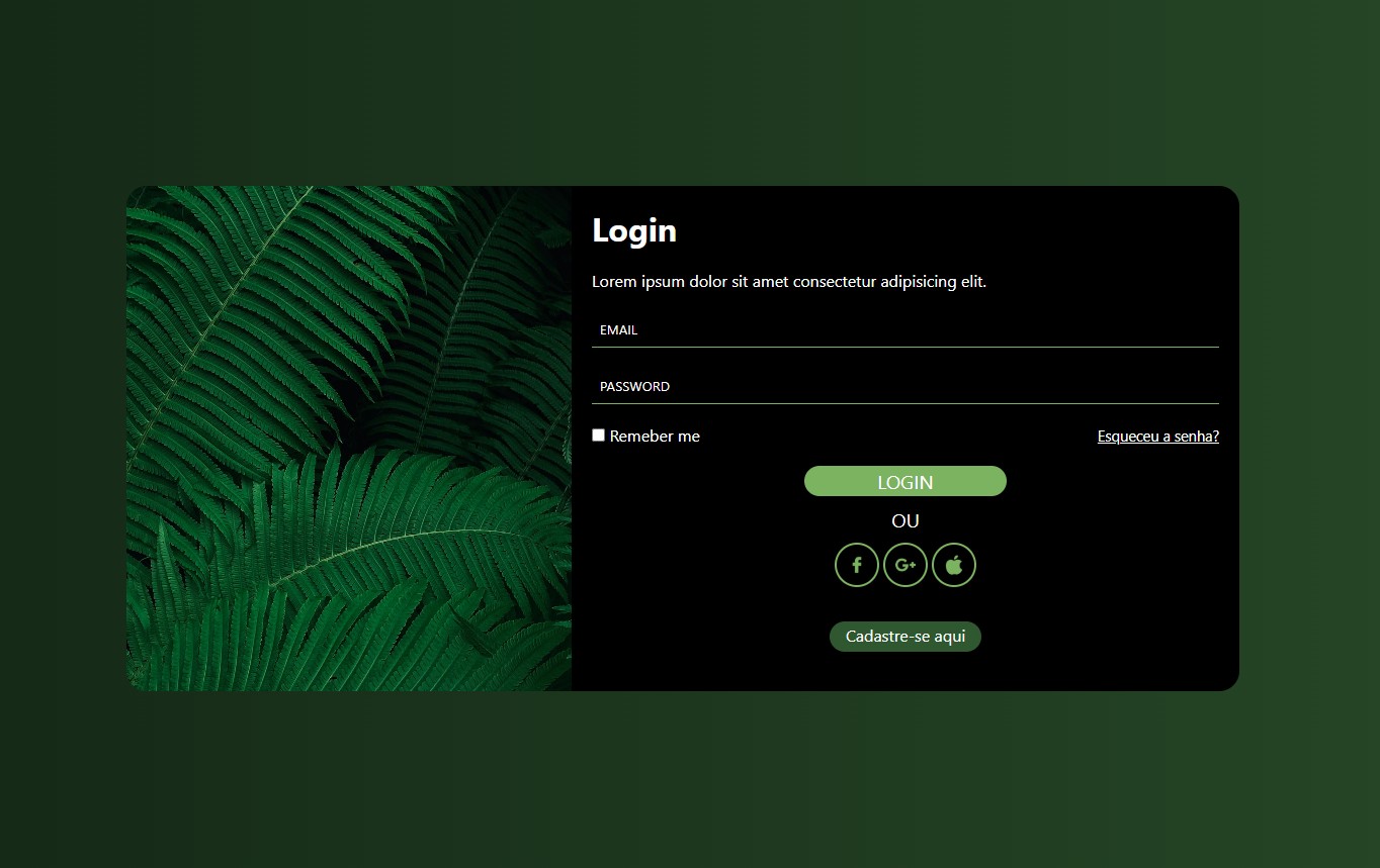 Imagem do projeto: Sistema de Autenticação e Login